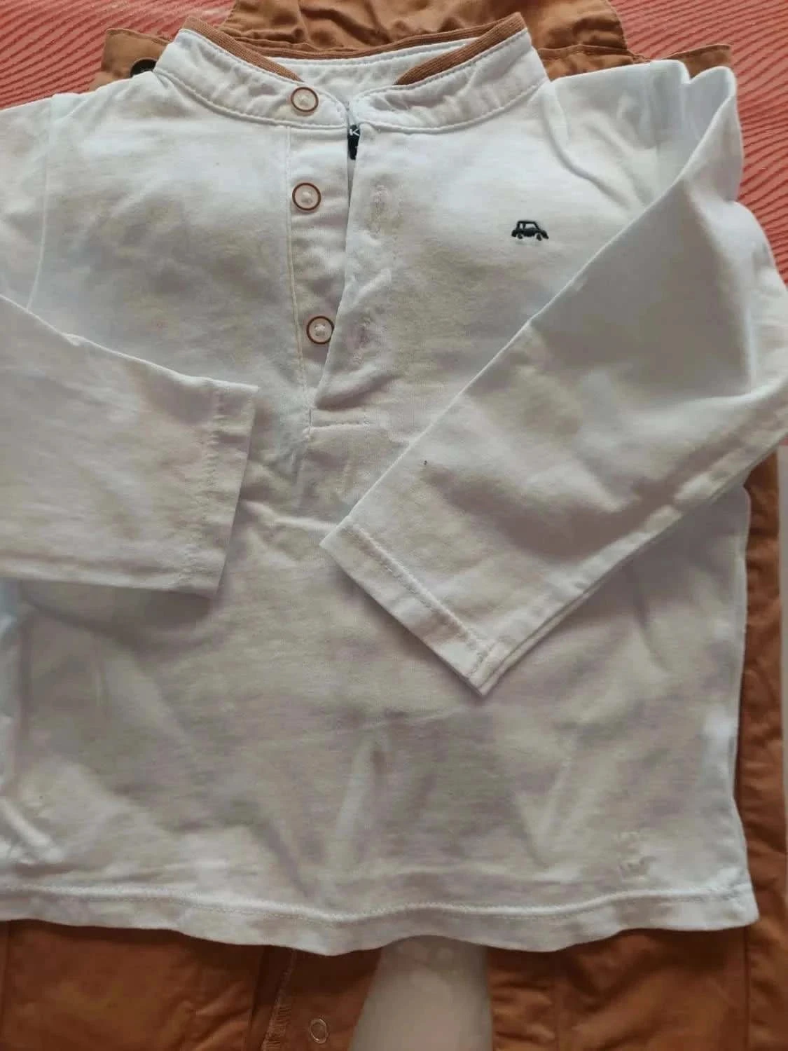 Conjunto macacão camiseta 18 meses – photo 7